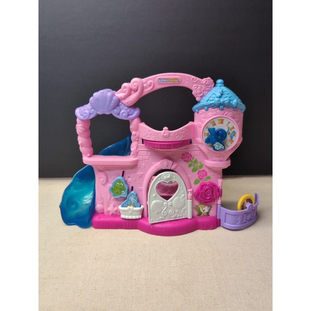 Fisher Price Little People Disney Princess Play & Go Playset w/ Slide